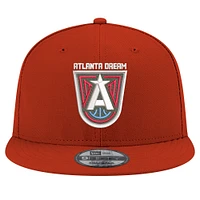 Unisex New Era Red Atlanta Dream Logo 9FIFTY Snapback Hat