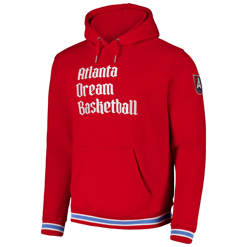 Sweat à capuche unisexe rouge Atlanta Dream Premium