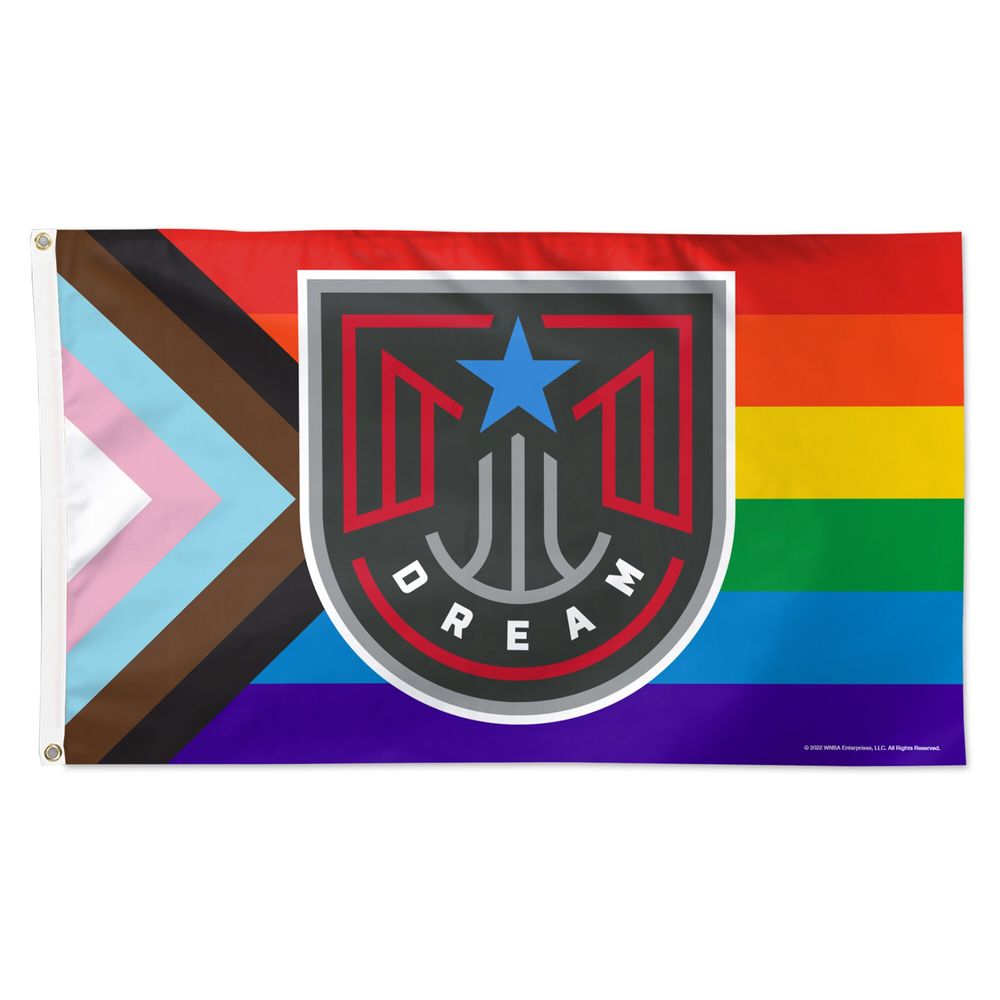 WinCraft Atlanta Dream 3' x 5' Pride Single-Sided Flag