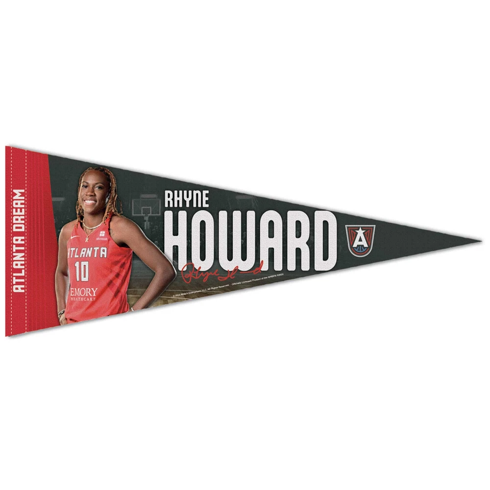 WinCraft Rhyne Howard Atlanta Dream 12" x 30" Premium Pennant