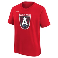 Youth Nike Red Atlanta Dream Essential Logo T-Shirt