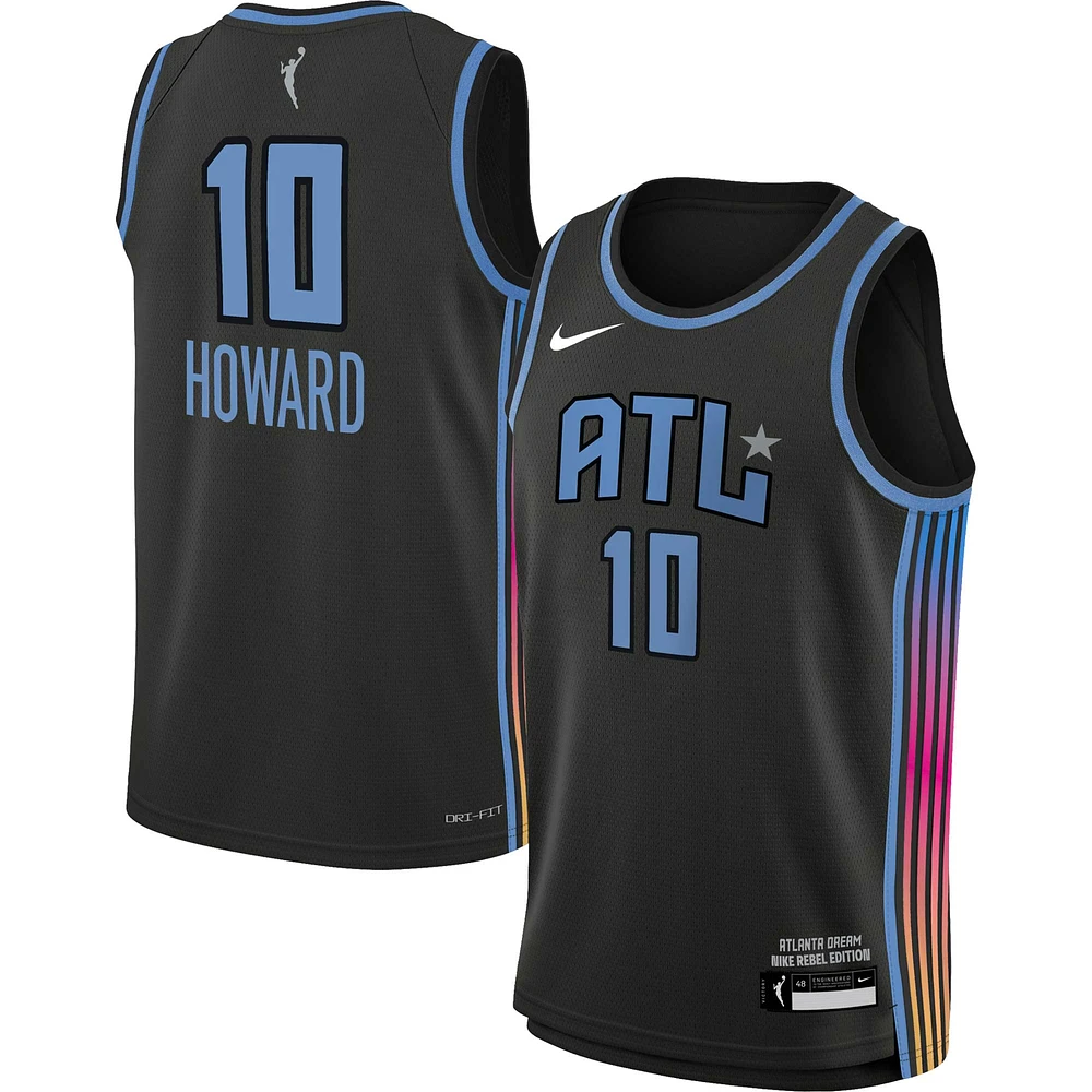 Maillot de joueur Nike Rhyne Howard Anthracite Atlanta Dream Swingman pour jeune - Édition Explorer