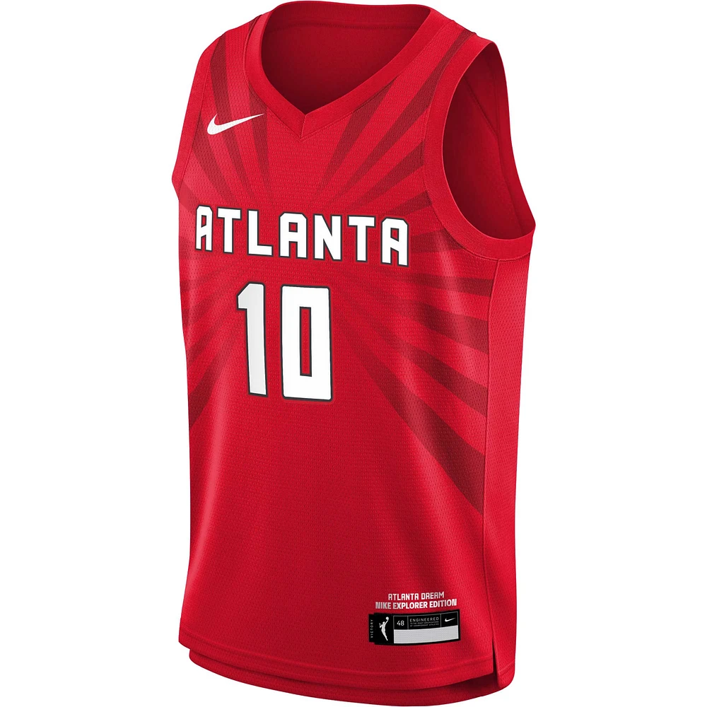 Maillot Enfant Nike Rhyne Howard Rouge Atlanta Dream 2021 Explorer Edition Victory Player