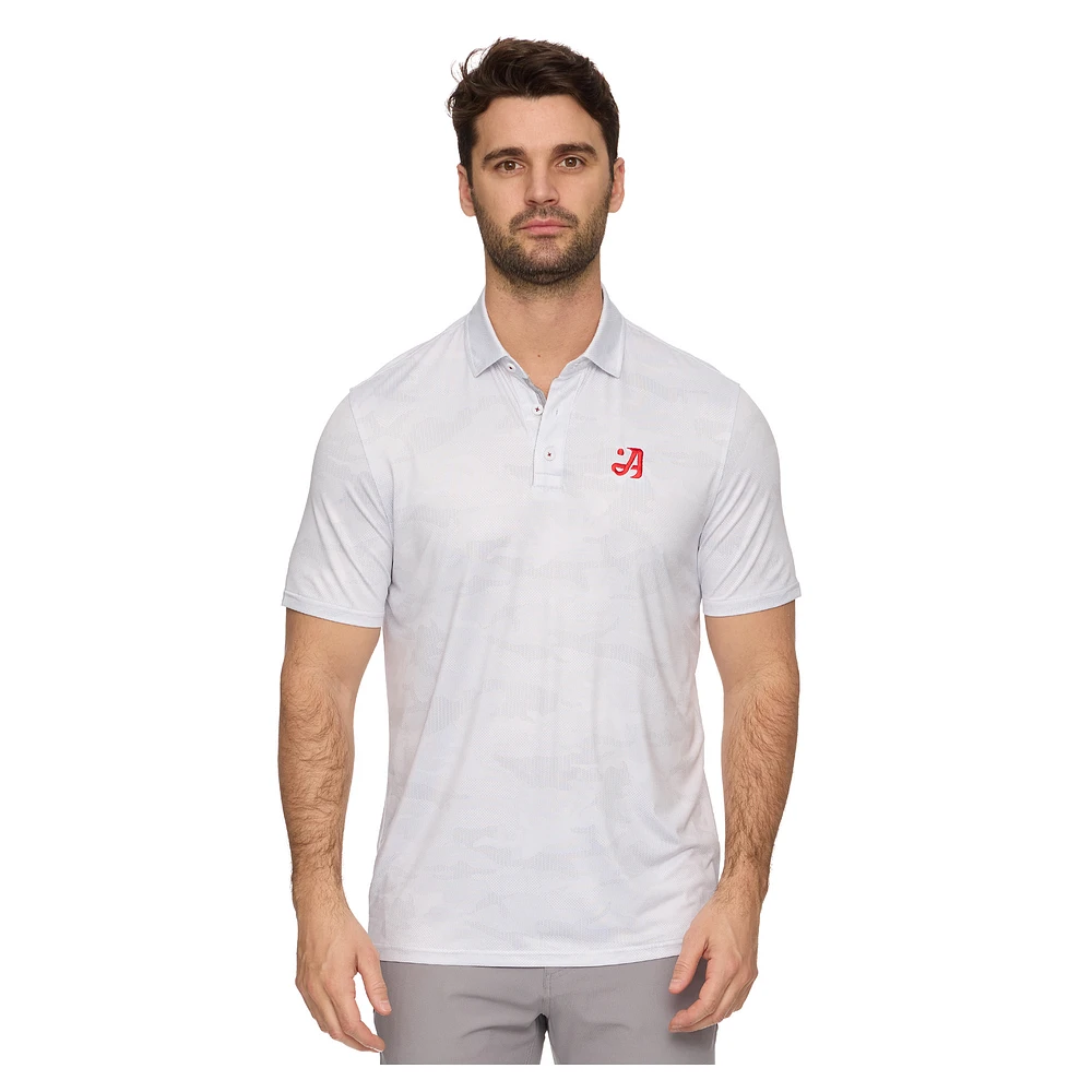 Men's Flag & Anthem  Gray Atlanta Drive GC Destin Camo Polo