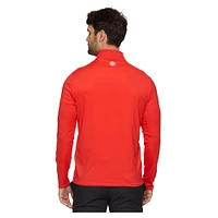 Men's Flag & Anthem  Red Atlanta Drive GC Journey Performance Quarter-Zip Pullover