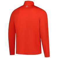 Men's Flag & Anthem  Red Atlanta Drive GC Journey Performance Quarter-Zip Pullover