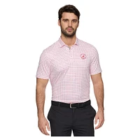 V170030 Polo personnalisé avec logo imprimé drapeau et hymne pour homme Atlanta Drive GC POLMEN ATL-COREKT2145