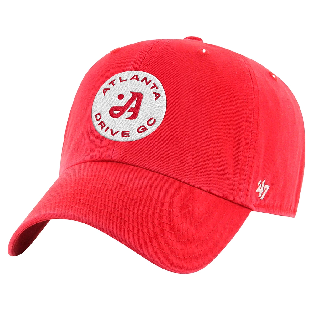 Casquette ajustable TGL Atlanta Drive GC Clean Up pour homme, modèle 47, rouge