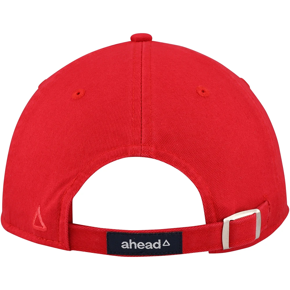 Casquette réglable Ahead Atlanta Drive GC Largo rouge pour hommes