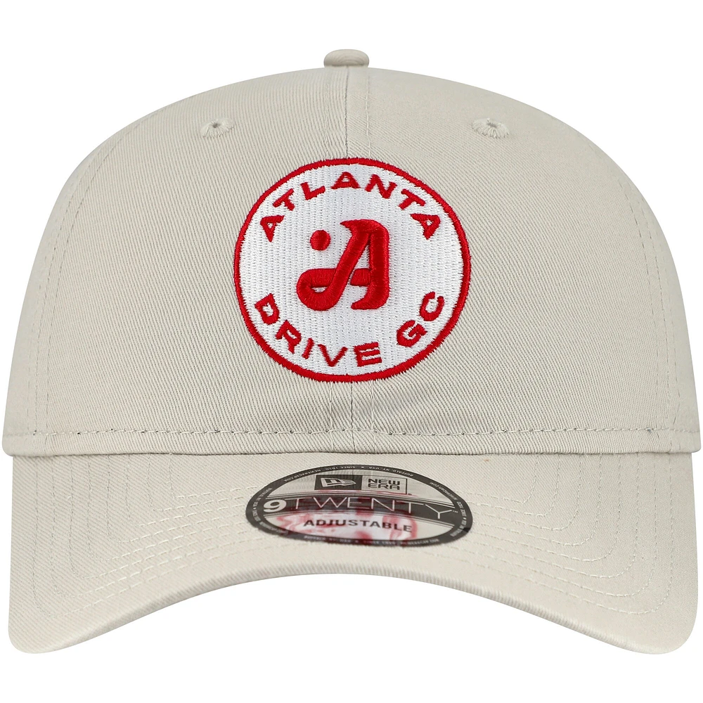 Casquette ajustable 9TWENTY Atlanta Drive GC TGL Team de New Era pour homme, couleur tan
