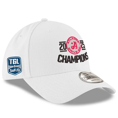 Men's New Era White Atlanta Drive GC 2025 TGL Champions Core 9FORTY Adjustable Hat