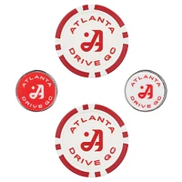 WinCraft Atlanta Drive GC 4-Pack Ball Marker Set