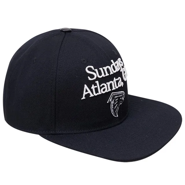 Pro Standard Men's Pro Standard Black Atlanta Falcons Sundays Wool Snapback