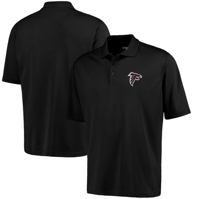 Antigua Atlanta Falcons Pique Xtra-Lite Polo - Black