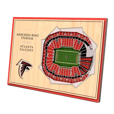 Atlanta Falcons 14'' x 10.5'' 3D StadiumViews Desktop Display