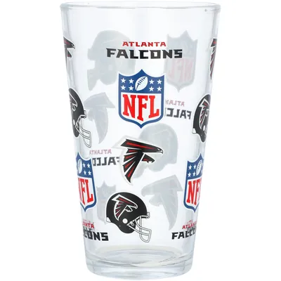 Atlanta Falcons 16oz. Allover Print Pint Glass