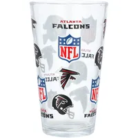 Falcons d'Atlanta 16 oz. Verre à pinte à imprimé intégral