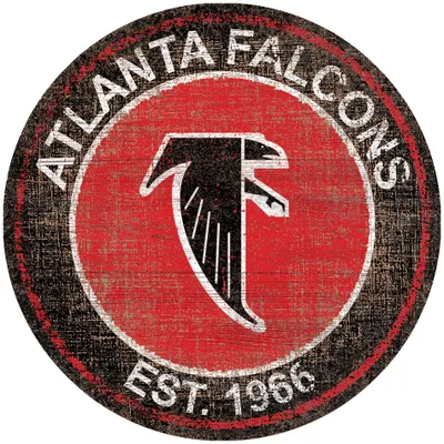 Atlanta Falcons 24'' Round Heritage Logo Sign