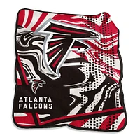 Couverture tourbillonnante Raschel des Falcons d'Atlanta, 50 po x 60 po