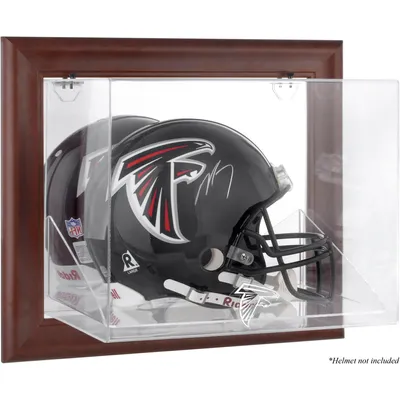 Atlanta Falcons Fanatics Authentic Brown Framed Wall-Mountable Logo Helmet Case
