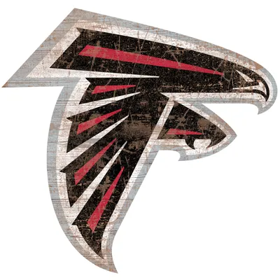 Atlanta Falcons 24'' x 24'' Distressed Logo Cutout Sign