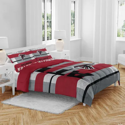 Atlanta Falcons Heathered Stripe 3-Piece Full/Queen Bed Set