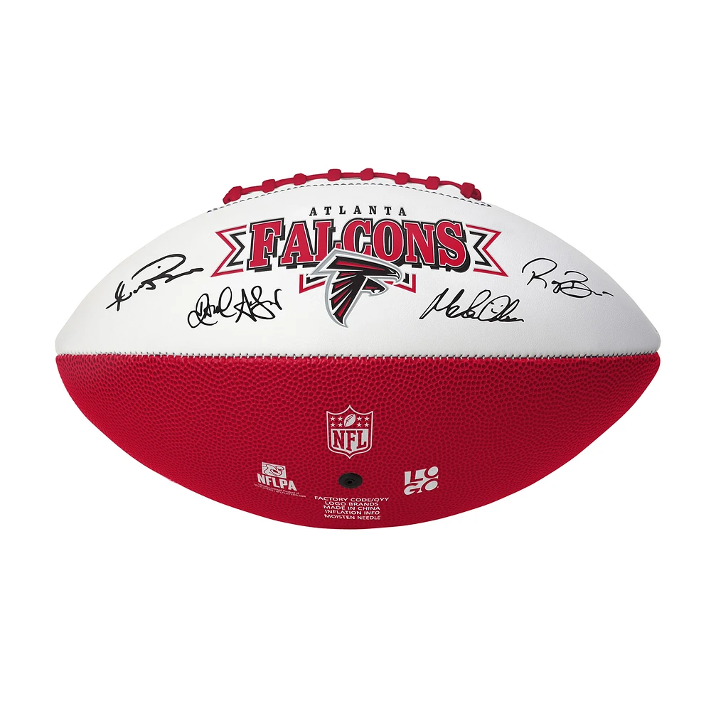 Atlanta Falcons Legends Signature Football