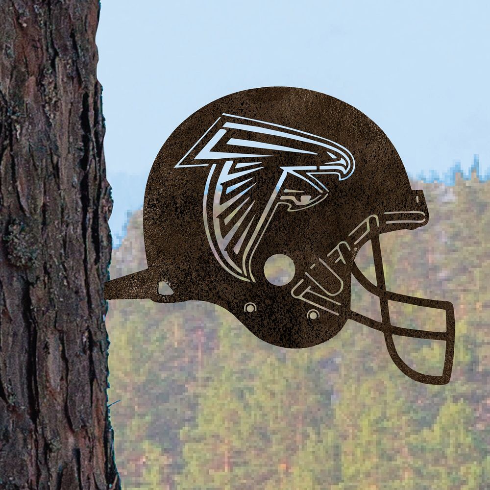 Atlanta Falcons Metal Garden Art Helmet Spike