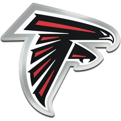 Atlanta Falcons Metallic Freeform Logo Auto Emblem