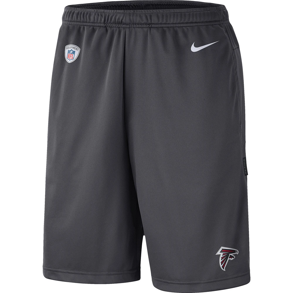 Atlanta Falcons Nike Sideline Coaches Performance Short - Anthracite