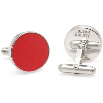 Atlanta Falcons Tokens & Icons Game-Used Stadium Seat Cuff Links