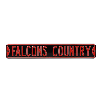 Atlanta Falcons 6" x 36" Steel Street Sign