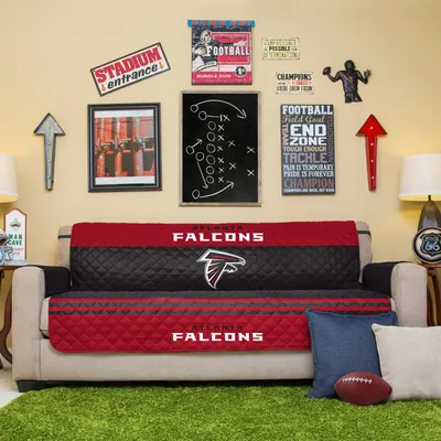 Atlanta Falcons Sofa Protector - Black