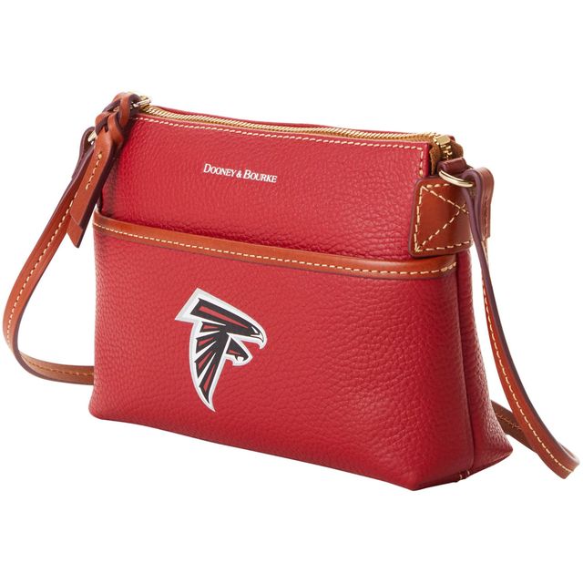 Women's Dooney & Bourke Atlanta Falcons Triple-Zip Crossbody Bag