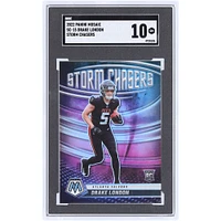 Drake London Atlanta Falcons 2022 Panini Mosaic Storm Chasers #SC-15 SGC authentifié 10 cartes de recrue