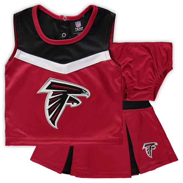 Girls Infant Red Atlanta Falcons Cheer Captain Jumper Dress