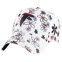 Girls Youth '47 White Atlanta Falcons Daisy Delight Clean Up Adjustable Hat