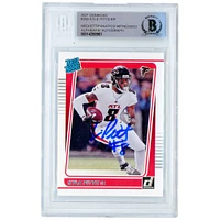 Kyle Pitts Atlanta Falcons Autographed 2021 Donruss Rated Rookies #260 Beckett Fanatics Witnessed Authenticated Rookie Card