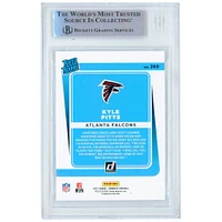 Kyle Pitts Atlanta Falcons Autographed 2021 Donruss Rated Rookies #260 Beckett Fanatics Witnessed Authenticated Rookie Card