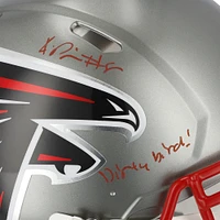 Kyle Pitts Atlanta Falcons Autographed Riddell Flash Alternate Speed Authentic Helmet with ''Dirty Bird'' Inscription