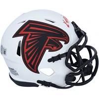 Kyle Pitts Atlanta Falcons Autographed Riddell Lunar Eclipse Alternate Speed Mini Helmet