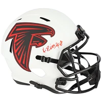 Kyle Pitts Atlanta Falcons Autographed Riddell Lunar Eclipse Alternate Speed Replica Helmet