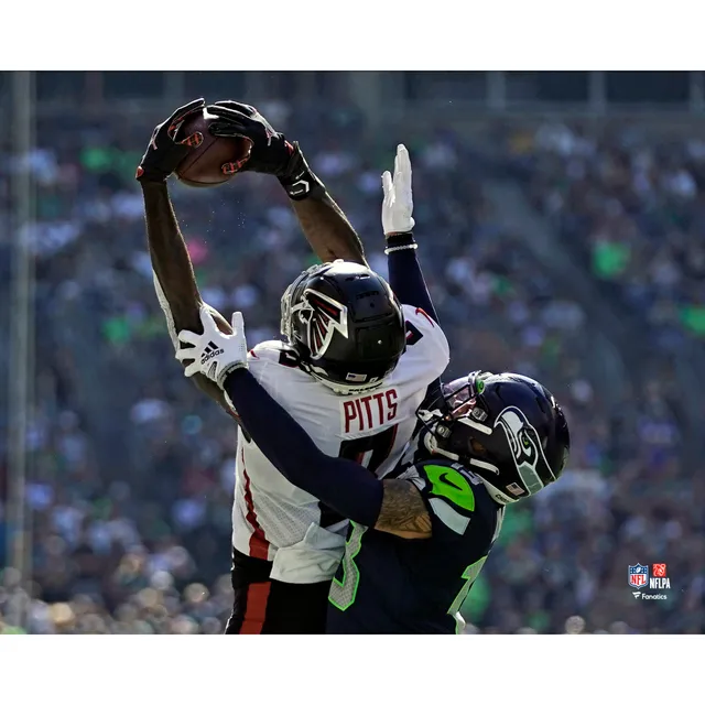 Tyler Lockett Seattle Seahawks Unsigned Reaches for Long Catch Photograph