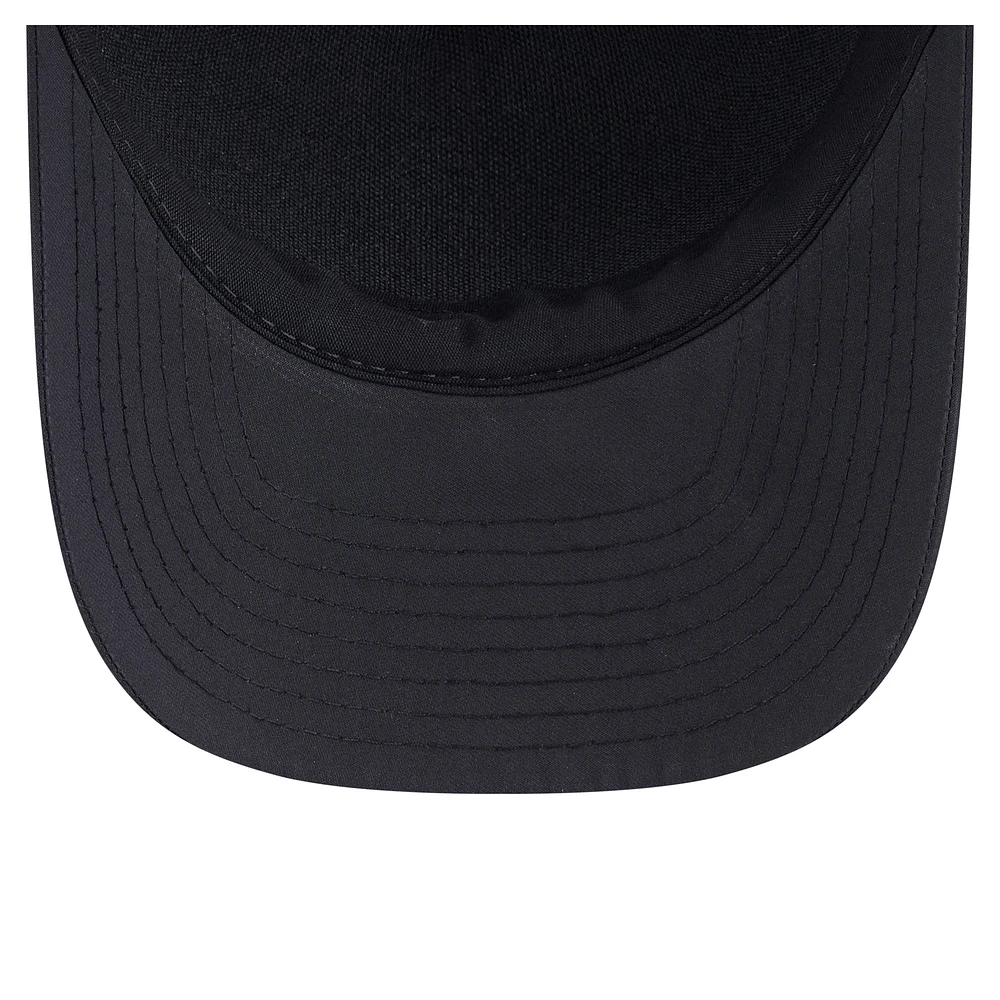 Casquette ajustable New Era noire Atlanta Falcons Active Minimalist M-Crown A-Frame 9FORTY pour homme