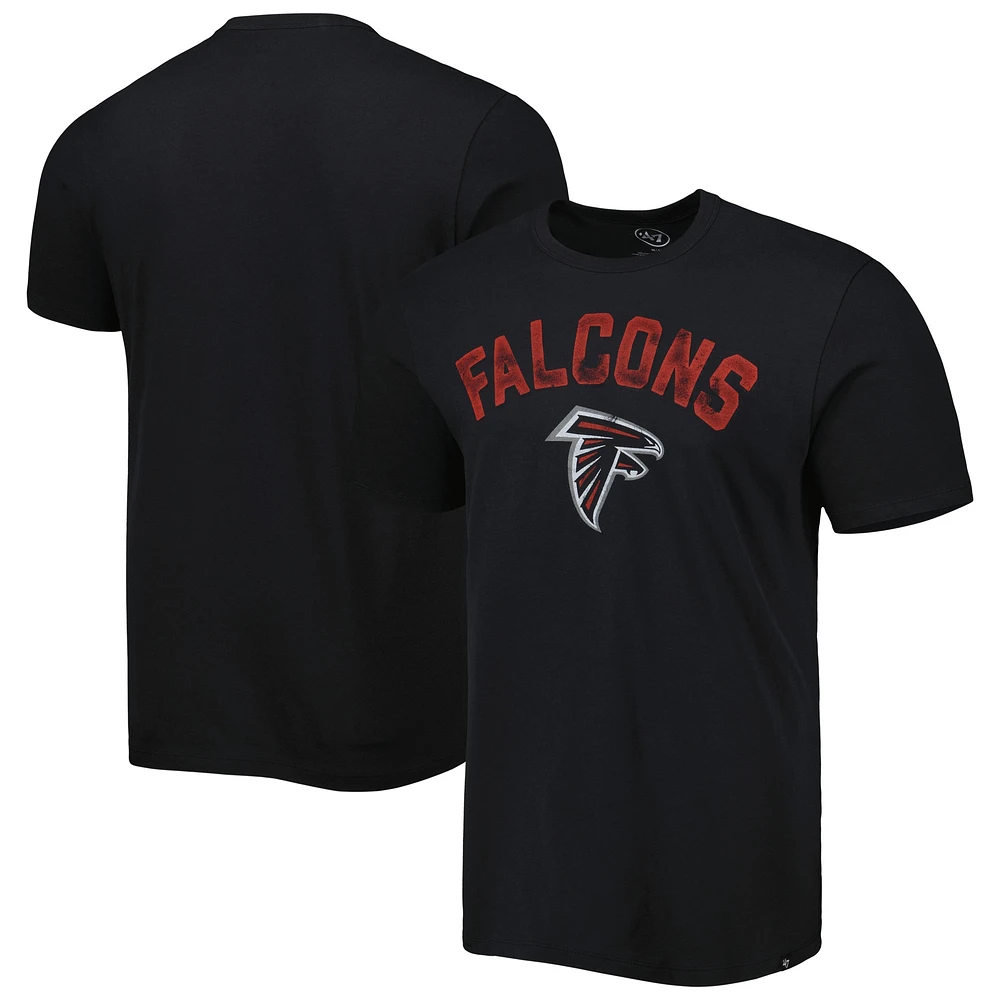 Men's '47 Black Atlanta Falcons All Arch Franklin T-Shirt