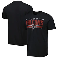 T-shirt à rayures noires pour homme Atlanta Falcons '47