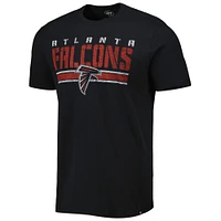 T-shirt à rayures noires pour homme Atlanta Falcons '47