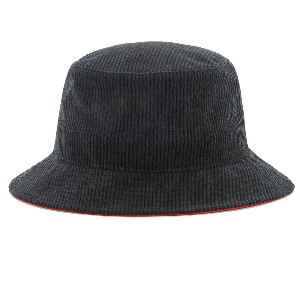 Men's '47 Black Atlanta Falcons Thick Cord Bucket Hat