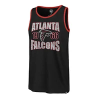 Men's '47 Black Atlanta Falcons Upload Franklin Tank Top