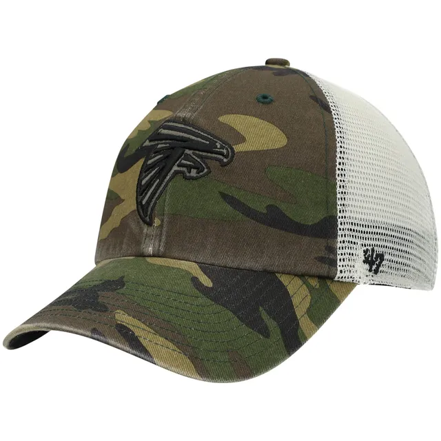 : '47 Men's Black Atlanta Falcons Drumlin Trucker Clean